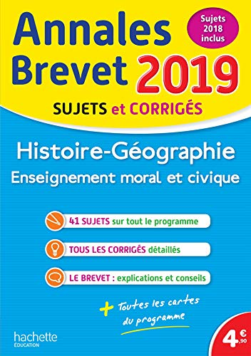 Annales Brevet 2019 Histoire-Géographie-EMC